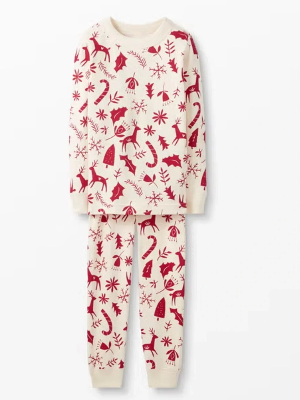 Hanna Andersson Long John Holiday Pajama Set